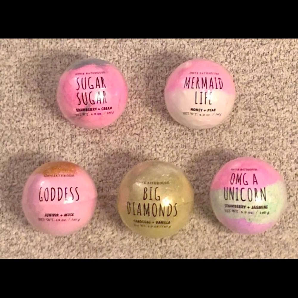 Onyx Bathhouse Bath Bombs Assortment (5)
